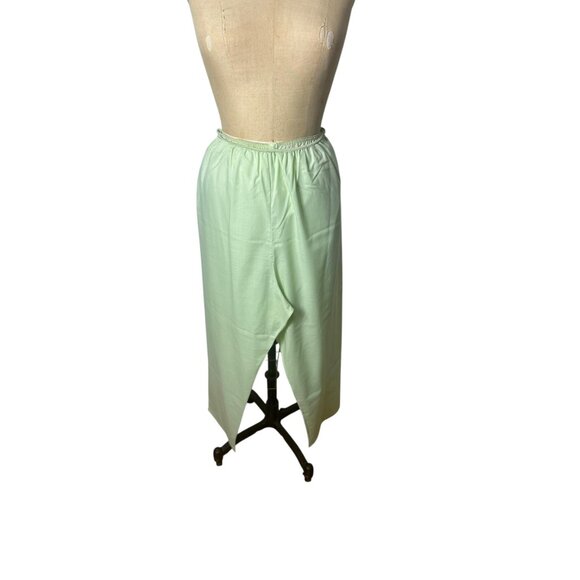 1960s minty green pajamas with lace collar by Heiress Size M/L - Picture 5 of 7